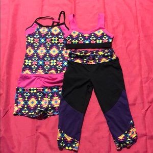 4 piece gymnastics/sport set